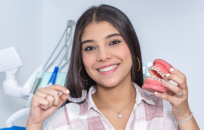Clear Aligners (Angel Aligners or Invisalign®) vs Braces